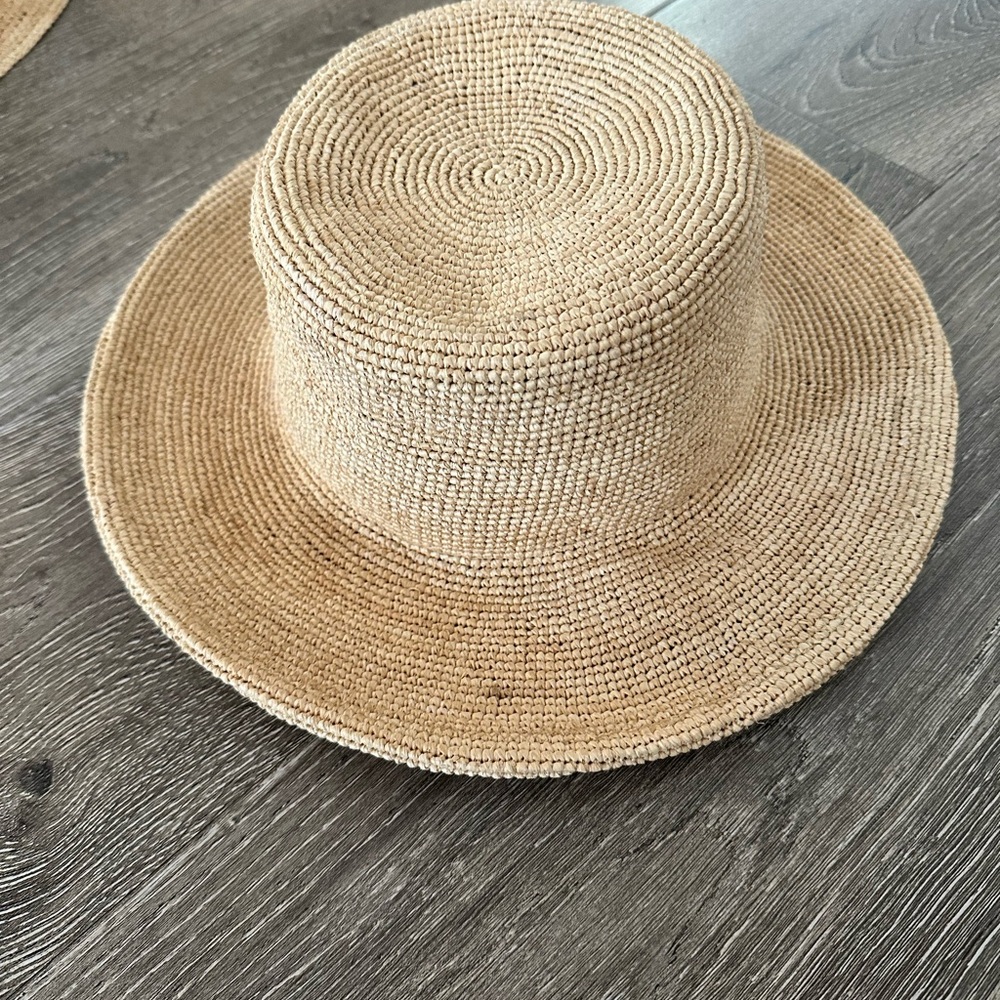 Lack Of Color Tan Woven Hat